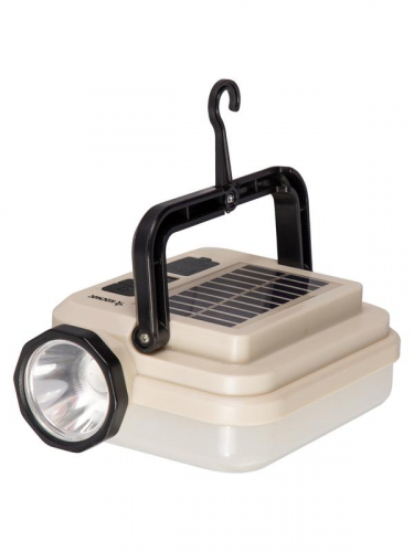 Фонарь кемпинговый аккум. 5Вт Laser Led/59 SMDLed/Li-ion2х18650/2400мА.ч солн.пан КОСМОСKOC620Lit фото 2