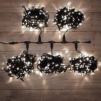 Гирлянда светодиодная "LED ClipLight" 5 нитей х20м 665LED бел. 50Вт 24В IP65 эффект мерцания трансф. в компл. Neon-Night 323-605