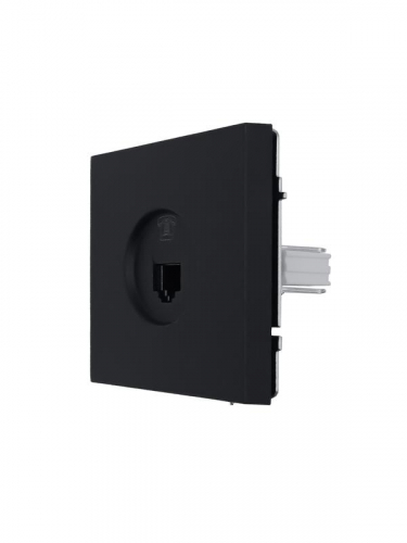 Розетка телефонная евро СП ZIMA IP20 черн. бархат LEZARD 704-4288-137 фото 2