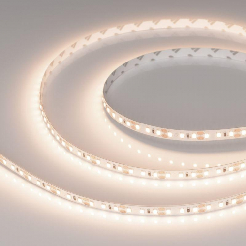 Лента светодиодная RT-A120-8mm 12V Warm 3500К 14.4Вт/м IP20 2835 открыт. (уп.5м) Arlight 028570(2)