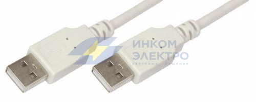 Шнур USB-A (male) - USB-A (male) 3м Rexant 18-1146 Шнур USB-A (male) - USB-A (male) 3м Rexant 18-1146
