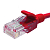 Патч-корд UTP 5e 4х2 26AWG (7х0.16мм) Cu LSZH 1м красн. SUPRLAN 10-0152
