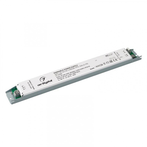 Блок питания ARV-LG-24150-LINEAR-PFC-DALI2-PD 24В 6.25А 150Вт IP20 метал. Arlight 049482