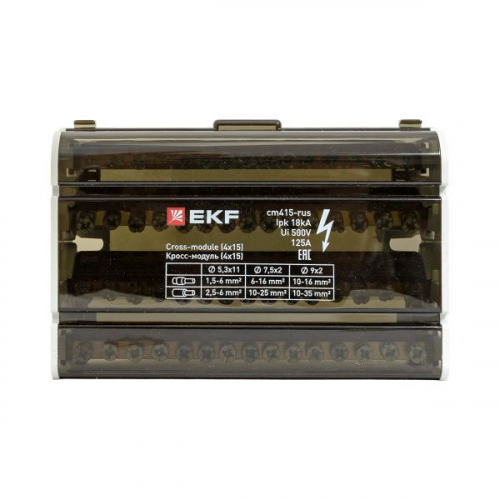 Кросс-модуль 4х15 125А EKF cm415-rus фото 3