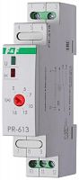 Реле тока PR-613 (2-15А сквозной канал монтаж на DIN-рейке 35мм 230В AC 16А 1НО IP20) F&F EA03.003.004