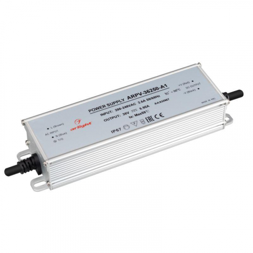 Блок питания ARPV-36250-A1 36В 6.95А 250Вт IP67 металл Arlight 035967