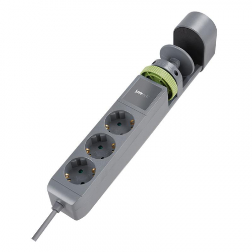 Удлинитель 3х1.5м на струбцине с заземл. с выкл. 3 USB выхода (2А+1С) IP20 ПВС 3х1 ETD-03U-150-gy (3х1.5) сер. JAZZway 5059559 фото 2 Удлинитель 3х1.5м на струбцине с заземл. с выкл. 3 USB выхода (2А+1С) IP20 ПВС 3х1 ETD-03U-150-gy (3х1.5) сер. JAZZway 5059559 фото 2