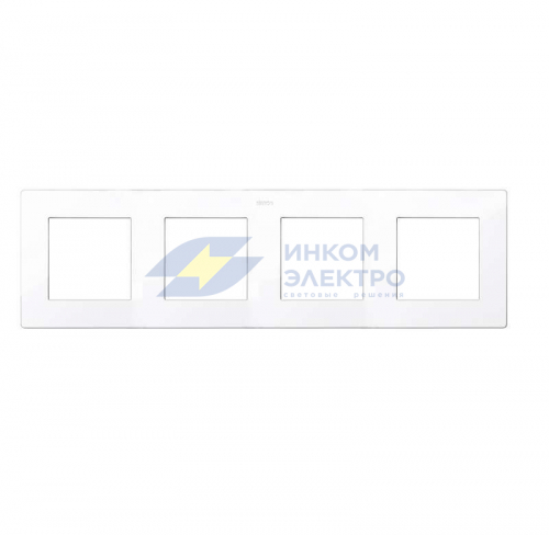Рамка 4-м Simon24 бел. 2400640-030 Рамка 4-м Simon24 бел. 2400640-030