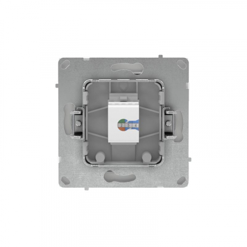 Розетка компьютерная 1-м KANT RJ45 кат.5E без шторки бел. песок DKC 7010663 фото 3