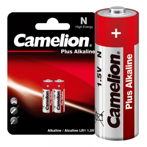 Элемент питания алкалиновый N/LR1 1.5В LR1-BP2 BL-2 (блист.2шт) Camelion 2605 фото 2
