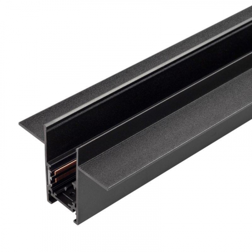 Трек встраиваемый MAG-ORIENT-TRACK-2653-FDW-2000 BK FLAT IP20 металл Arlight 041438 Трек встраиваемый MAG-ORIENT-TRACK-2653-FDW-2000 BK FLAT IP20 металл Arlight 041438