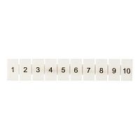 Маркеры для UT/ST/Push-in 2.5 с нумерацией 1-10 (уп.100шт) EKF zb-st-2.5-1-10