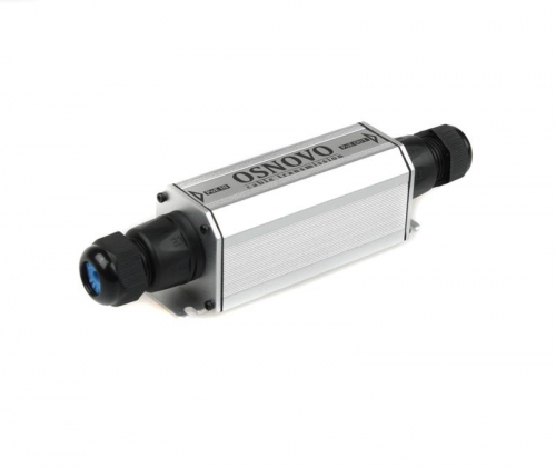 Удлинитель уличный PoE E-PoE/1GW 10M/100M/1000M Gigabit Ethernet до 500м (до 22Вт) OSNOVO 13918 Удлинитель уличный PoE E-PoE/1GW 10M/100M/1000M Gigabit Ethernet до 500м (до 22Вт) OSNOVO 13918