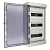 Бокс модульный накладной PDB/W 4036 GR (ЩРН-ПГ-36) IP65 пластик. JazzWay 5072169