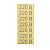 Наклейка знак электробезопасности "220В" 35х100мм Rexant 56-0007-2