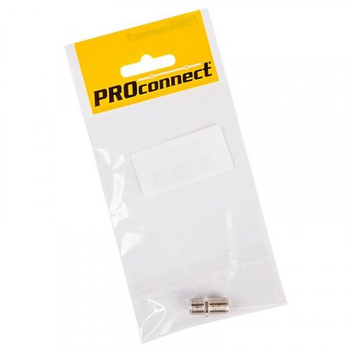 Переход гнездо F - гнездо F "БОЧКА" без кольца (инд. упак.) PROCONNECT 05-4201-6-7 Переход гнездо F - гнездо F "БОЧКА" без кольца (инд. упак.) PROCONNECT 05-4201-6-7
