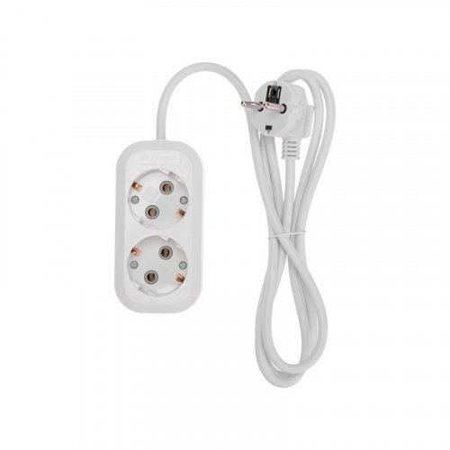 Удлинитель 2х1.5м с заземл. 3х0.75 бел. PROCONNECT 13-4202 фото 3 Удлинитель 2х1.5м с заземл. 3х0.75 бел. PROCONNECT 13-4202 фото 3