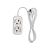 Удлинитель 2х1.5м с заземл. 3х0.75 бел. PROCONNECT 13-4202