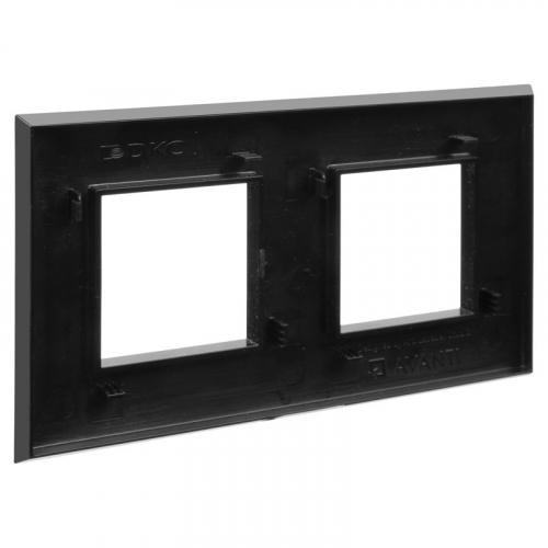Рамка 2-м 4мод. Avanti "Черный квадрат" DKC 4402904 фото 4 Рамка 2-м 4мод. Avanti "Черный квадрат" DKC 4402904 фото 4