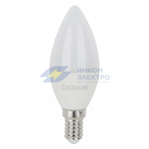 Лампа светодиодная LED Star 5Вт (замена 40Вт) свеча 4000К E14 470лм OSRAM 4058075696082 фото 2