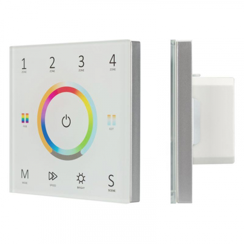 Панель Sens SMART-P67-MULTI White 230В 4 зоны 2.4G IP20 пластик Arlight 028321
