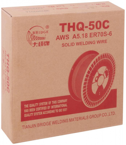 Проволока сварочная омедненная THQ-50C "Bridge" 0.8мм (катушка 5кг) ВRIDGE 81736 фото 3 Проволока сварочная омедненная THQ-50C "Bridge" 0.8мм (катушка 5кг) ВRIDGE 81736 фото 3