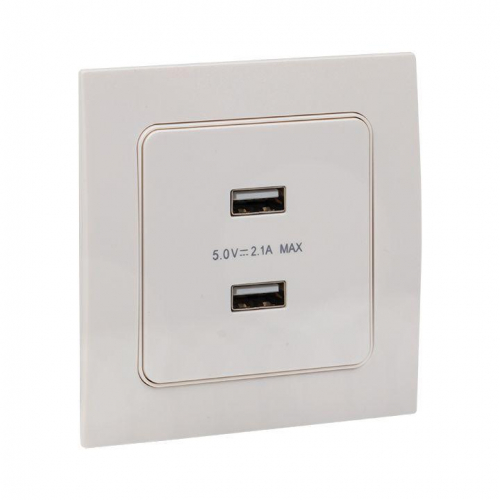 Розетка USB 2-м Стокгольм 2.1А механизм бел. PROxima EKF EYR16-028-10-2USB фото 8 Розетка USB 2-м Стокгольм 2.1А механизм бел. PROxima EKF EYR16-028-10-2USB фото 8