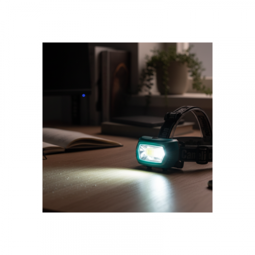 Фонарь налобный LED53410 аккум. 3.7В COB 3Вт 3 реж. 3 x AAA Type-C бокс зел. Camelion 15761 фото 12