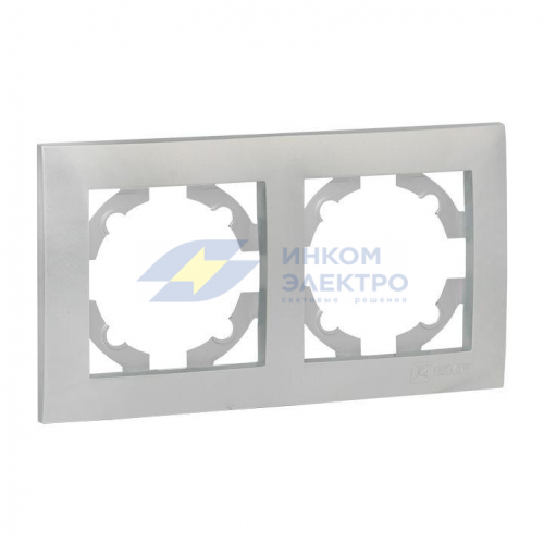 Рамка 2-м Валенсия сталь EKF EWM-G-302-30 Рамка 2-м Валенсия сталь EKF EWM-G-302-30