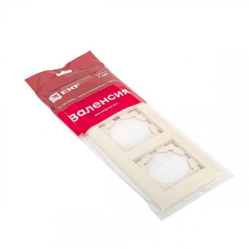 Рамка 3-м Валенсия крем. PROxima EKF EWM-G-303-20 фото 5