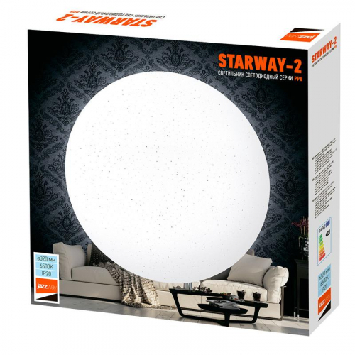 Светильник светодиодный декоративный PPB Starway-2 32Вт 6500К IP20 d320х60 настенно-потолочный бытовой JazzWay 5030961 фото 7