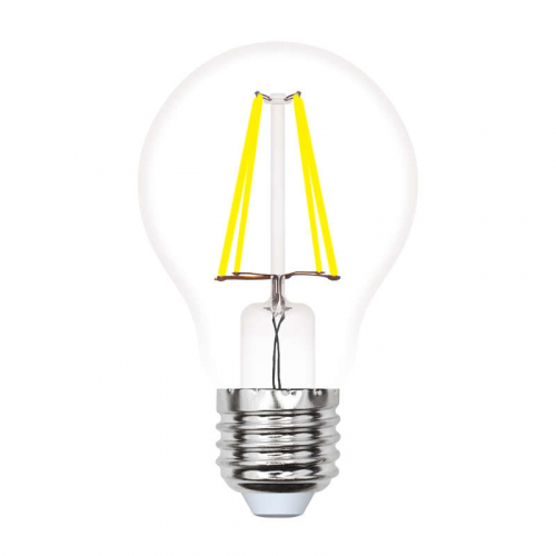 Лампа светодиодная LED-A60-7W/WW/E27/CL/MB грушевидная GLM10TR форма "А" прозр. Multibright свет теплый бел. 3000К 100-50-10 упак. картон Uniel UL-00002366