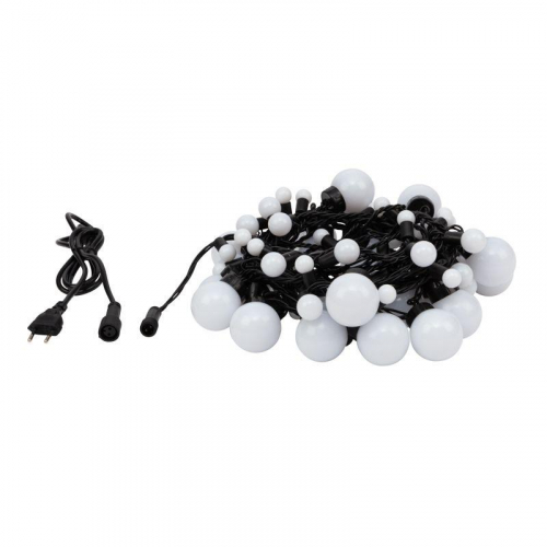 Гирлянда светодиодная "Мультишарики" 10м d17.5мм d23мм d45мм 80LED RGB 10Вт 220-240В IP65 провод ПВХ черн. Neon-Night 303-589 фото 4