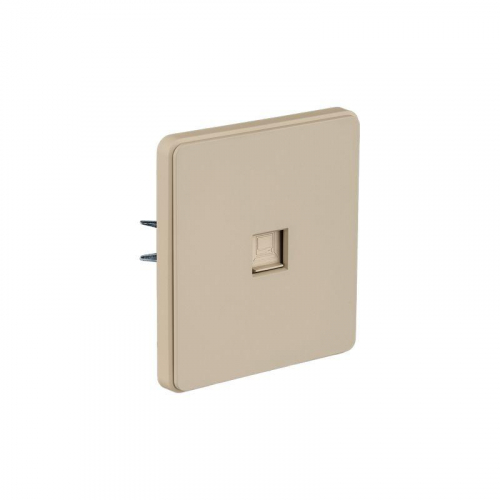Розетка компьютерная 1-м RJ45 кат6 СП 16А IP20 250В ROUND шелк Kranz KR-78-0724-7 фото 5