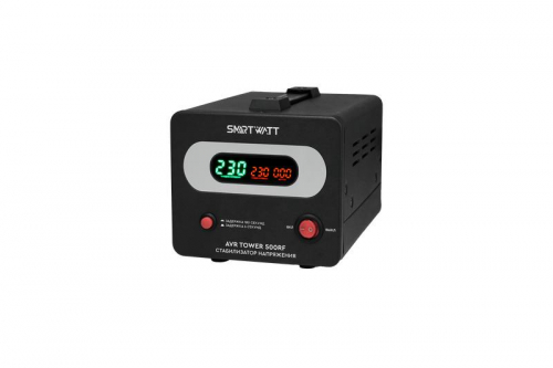 Стабилизатор напряжения напольный SMARTWATT AVR TOWER 500RF 4512020370006 Стабилизатор напряжения напольный SMARTWATT AVR TOWER 500RF 4512020370006