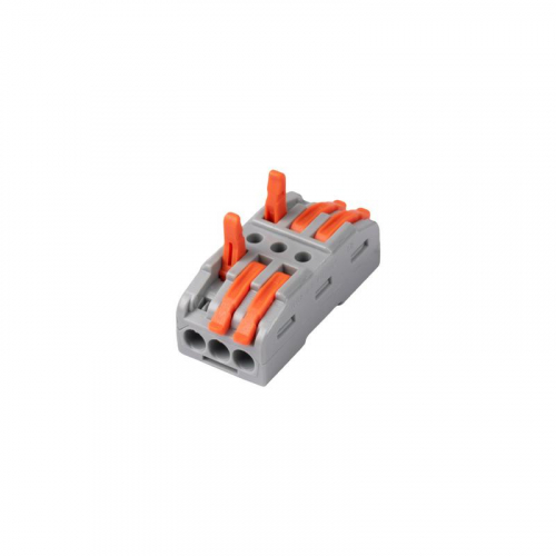 Клемма монтажная СМК PTC-3P 4233 BL/3 450В 32А 0.08-2.5(4.0)кв.мм JazzWay 5073708 фото 3