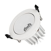 Светильник светодиодный MS-FORECAST-BUILT-TURN-R102-12W Warm3000 (WH-WH 32 deg 230В) IP20 металл Arlight 037188(1)