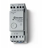Реле модульное электронное шаговое/моностабильное 1НО 16А 24В AC/DC Ш=35мм IP20 FINDER 130100240000