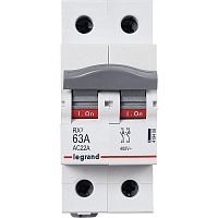 Выключатель-разъединитель 2п 63А RX3 ИЭК Leg 419408