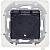 Розетка 1-м СП Inspiria 16А IP44 250В 2P+E защ. шторки с крышкой немецк. стандарт механизм антрацит IEK 673743