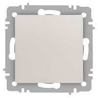 Переключатель 1-кл. СП Accent 6-103-06 10А IP20 250В AL/CU перламутр. Intro Б0063432