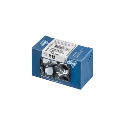 Гайка самоконтрящаяся М12 DIN 985 оцинк. (уп.25шт) Tech-Krep/Zitar 105256 фото 3