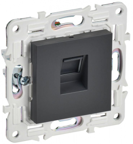 Розетка компьютерная RJ45 кат.6 SKANDY SK-K02T титан IEK SK-K10-2-K48 Розетка компьютерная RJ45 кат.6 SKANDY SK-K02T титан IEK SK-K10-2-K48