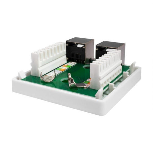Розетка компьютерная 8P8C RJ-45 FTP кат.5E 2 порта (DIY) SUPRLAN 10-0308-1 фото 4 Розетка компьютерная 8P8C RJ-45 FTP кат.5E 2 порта (DIY) SUPRLAN 10-0308-1 фото 4