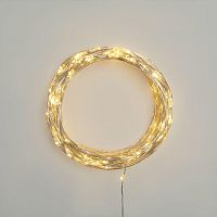 Гирлянда светодиодная "Роса" 30м 300LED тепл. бел. 3.6Вт IP44 с трансф. Neon-Night 303-216