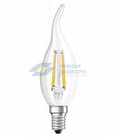 Лампа светодиодная филаментная LED SUPERSTAR+ CL BA FIL 40 dim 3.4W/927 3.4Вт 2700К тепл. бел. E14 470лм BA угол пучка 300град. 220-240В диммир. (замена 40Вт) прозр. стекло OSRAM 4058075602830