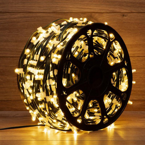 Гирлянда светодиодная "LED ClipLight" 1.5м 665LED тепл. бел. 80Вт 12В IP65 трансф. в компл. провод ПВХ темн. зел. (уп.100м) Neon-Night 325-126 Гирлянда светодиодная "LED ClipLight" 1.5м 665LED тепл. бел. 80Вт 12В IP65 трансф. в компл. провод ПВХ темн. зел. (уп.100м) Neon-Night 325-126