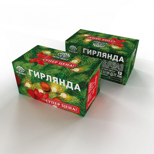 Гирлянда светодиодная универсальная 15м 300LED мультиколор 12Вт IP20 с контроллером 8 режимов Neon-Night 303-109 фото 4