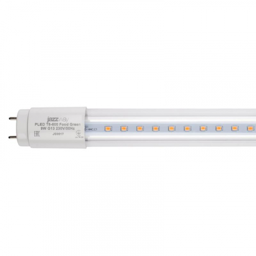 Лампа светодиодная PLED T8-600 Food Green 9Вт G13 230В/50Гц CL/PL для подсветки овощей/фруктов/зелени Pro+ JazzWay 5006522 фото 4 Лампа светодиодная PLED T8-600 Food Green 9Вт G13 230В/50Гц CL/PL для подсветки овощей/фруктов/зелени Pro+ JazzWay 5006522 фото 4
