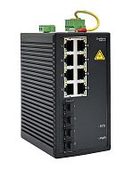 Коммутатор промышленный управляемый Ethernet L2 8х10/100/1000BaseT 4х100/1000BaseX SFP SE NSETM212T08X04A